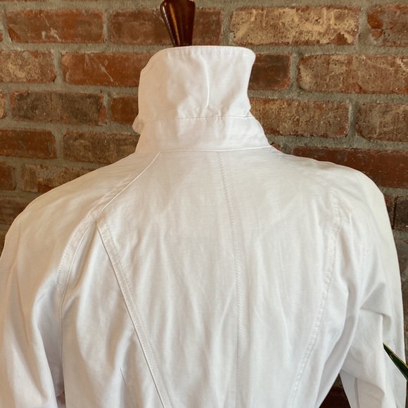 Giacca large white peacoat with silver buttons - Picture 9 of 12